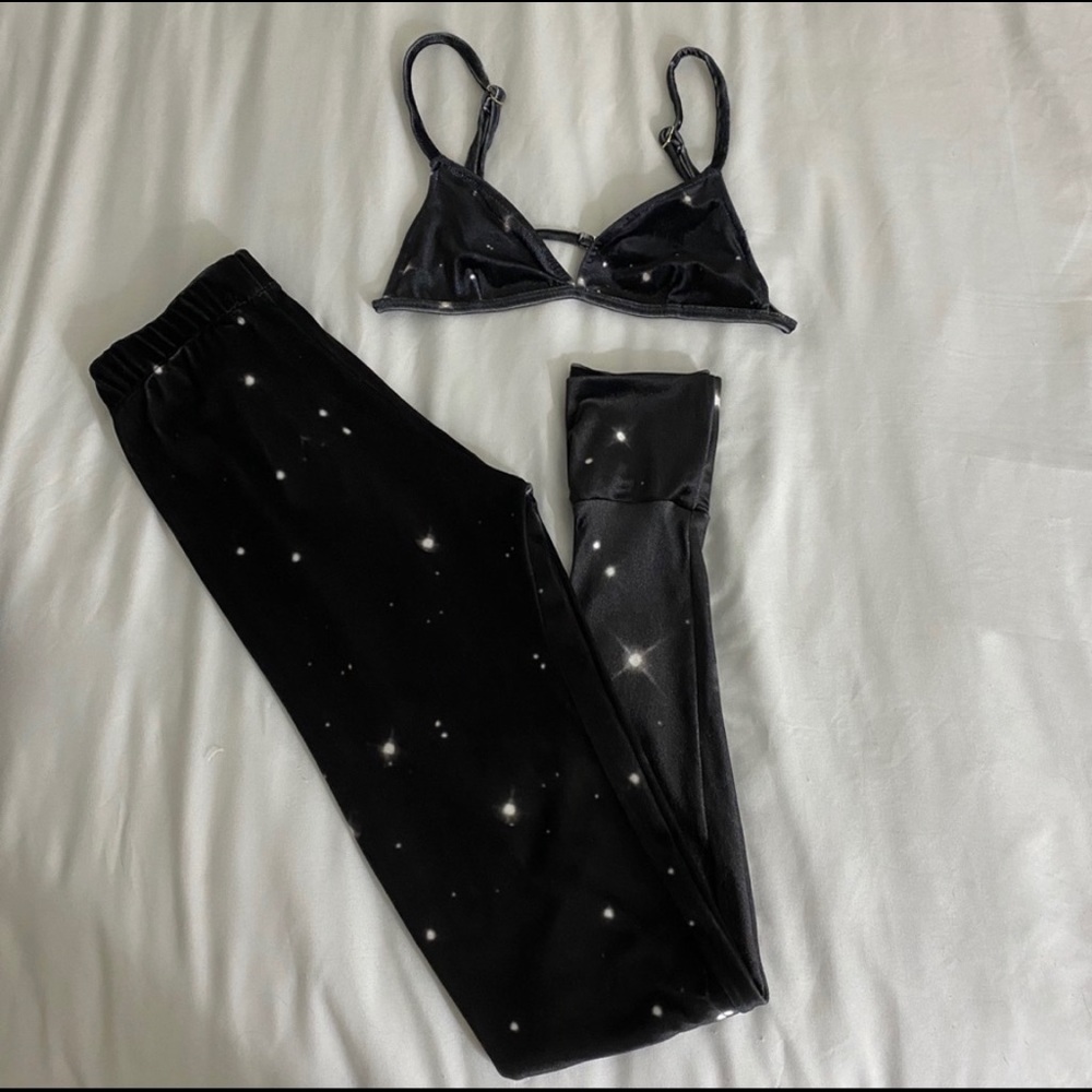 Rare Wildfox Star Crossed Velvet Set🖤